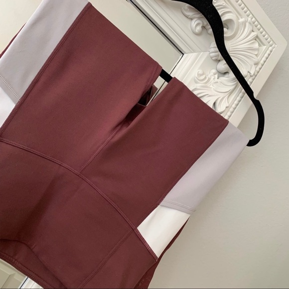 mrsalliexo | Sangria Colorblock Workout Leggings - Picture 6 of 12